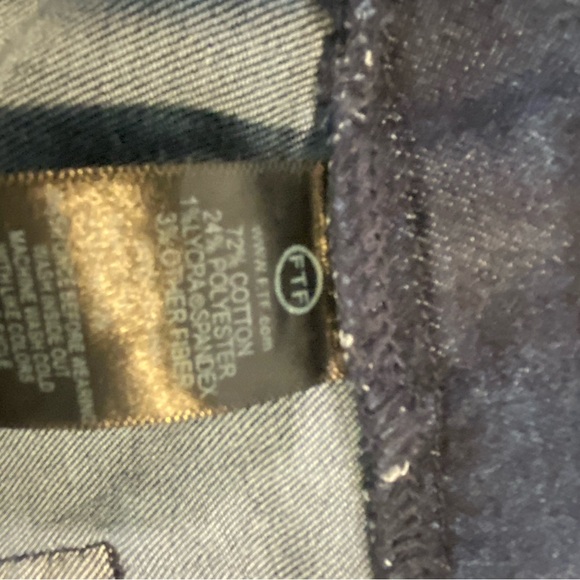 NWOT Fashion to Figure high waist jean, with self tie. Size 16W - Picture 4 of 12